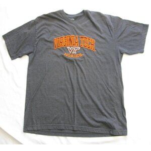 Virginia Tech Hokies T-Shirt Men Cotton Embroider Relaxed Streetwear Sz XL(M17)